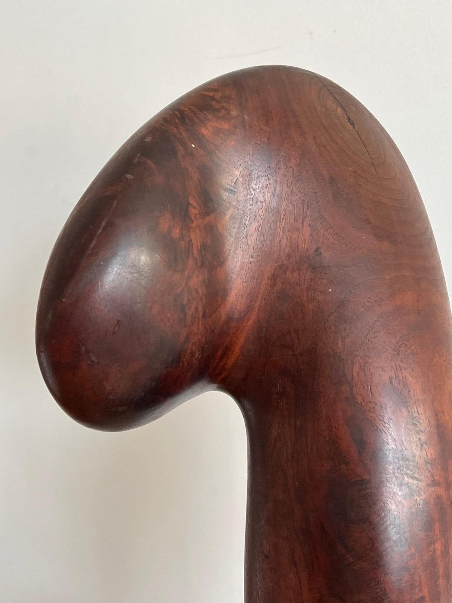 Figurative Walnut Sculpture