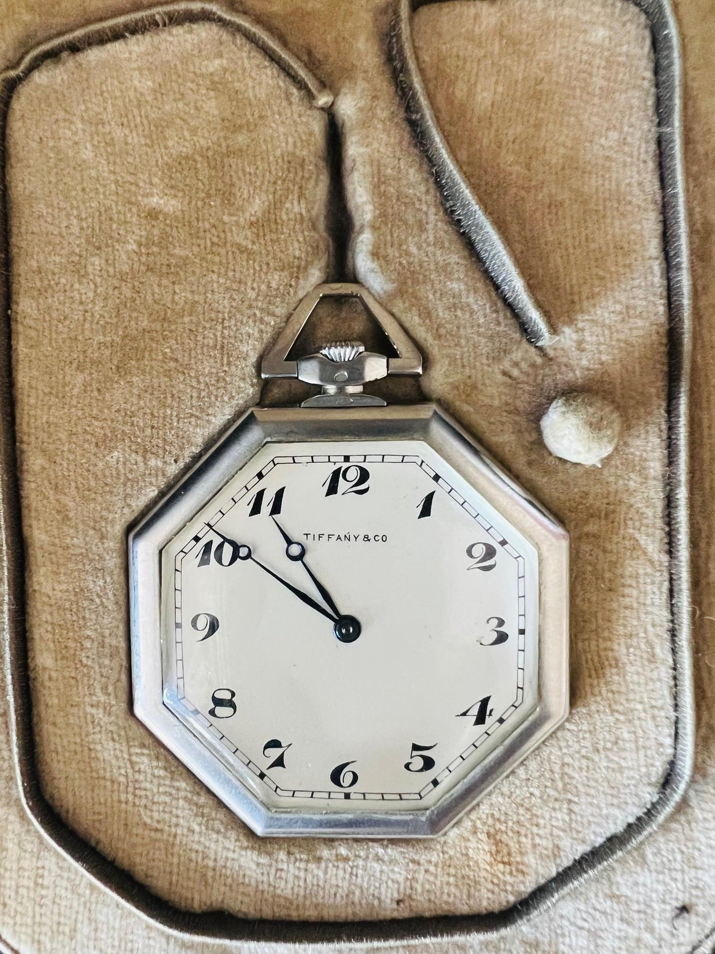 Tiffany Art Deco Pocket Watch By Audemars Piguet