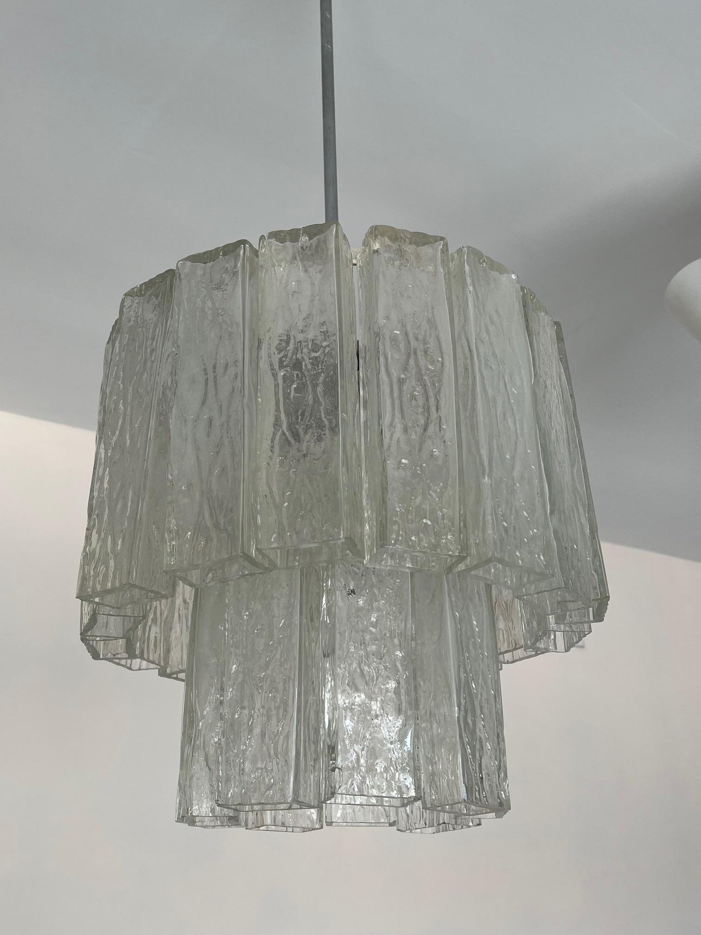 Italian Vintage 1970's Chandelier Murano Venini