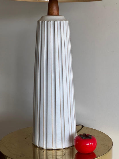 White Architectural Lamp by Gordon Martz Marshall Studios