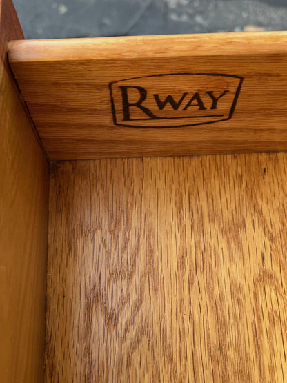 Pair of Elegant Nightstands by Rway Art Deco 1940's