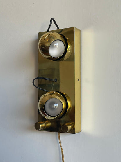 Angelo Lelii for Arredoluce Rare “Eyeball” Wall Sconce, Model 14140