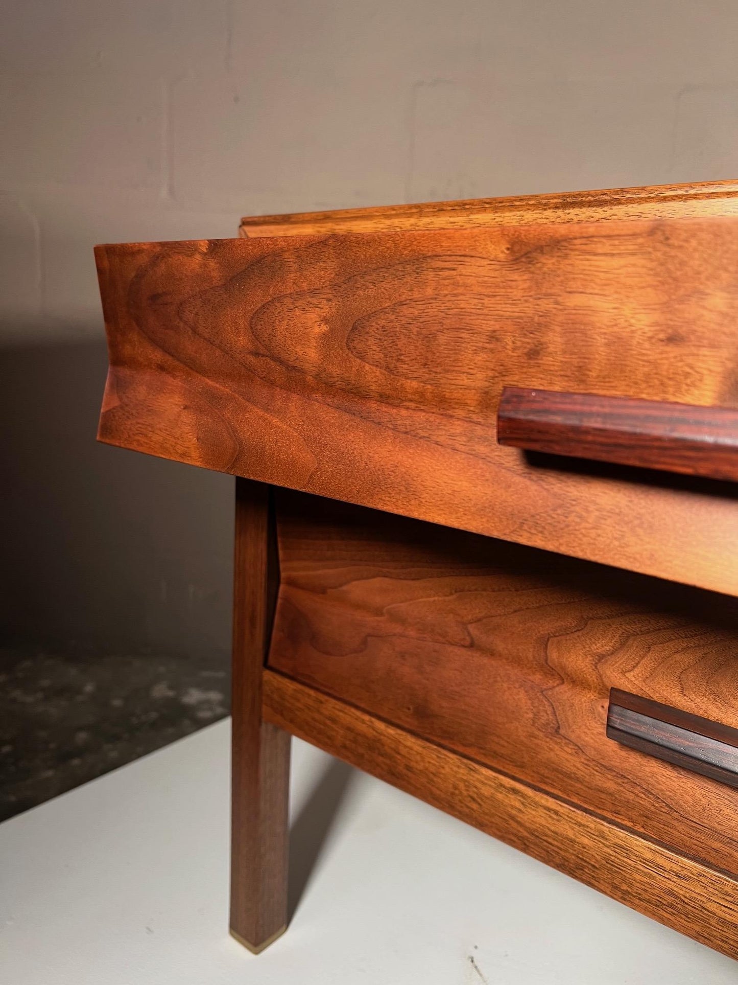 Low Chest in Walnut by Edward Wormley