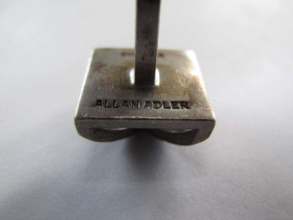 Allan Adler Sterling Cufflinks