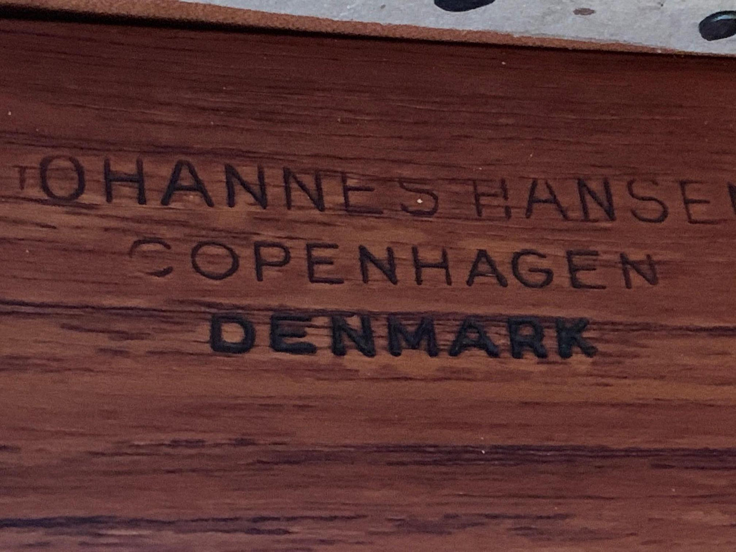 Hans Wegner "The" Chair Johannes Hansen Teak Original Danish