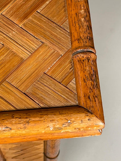 Unusual Bamboo Console Table