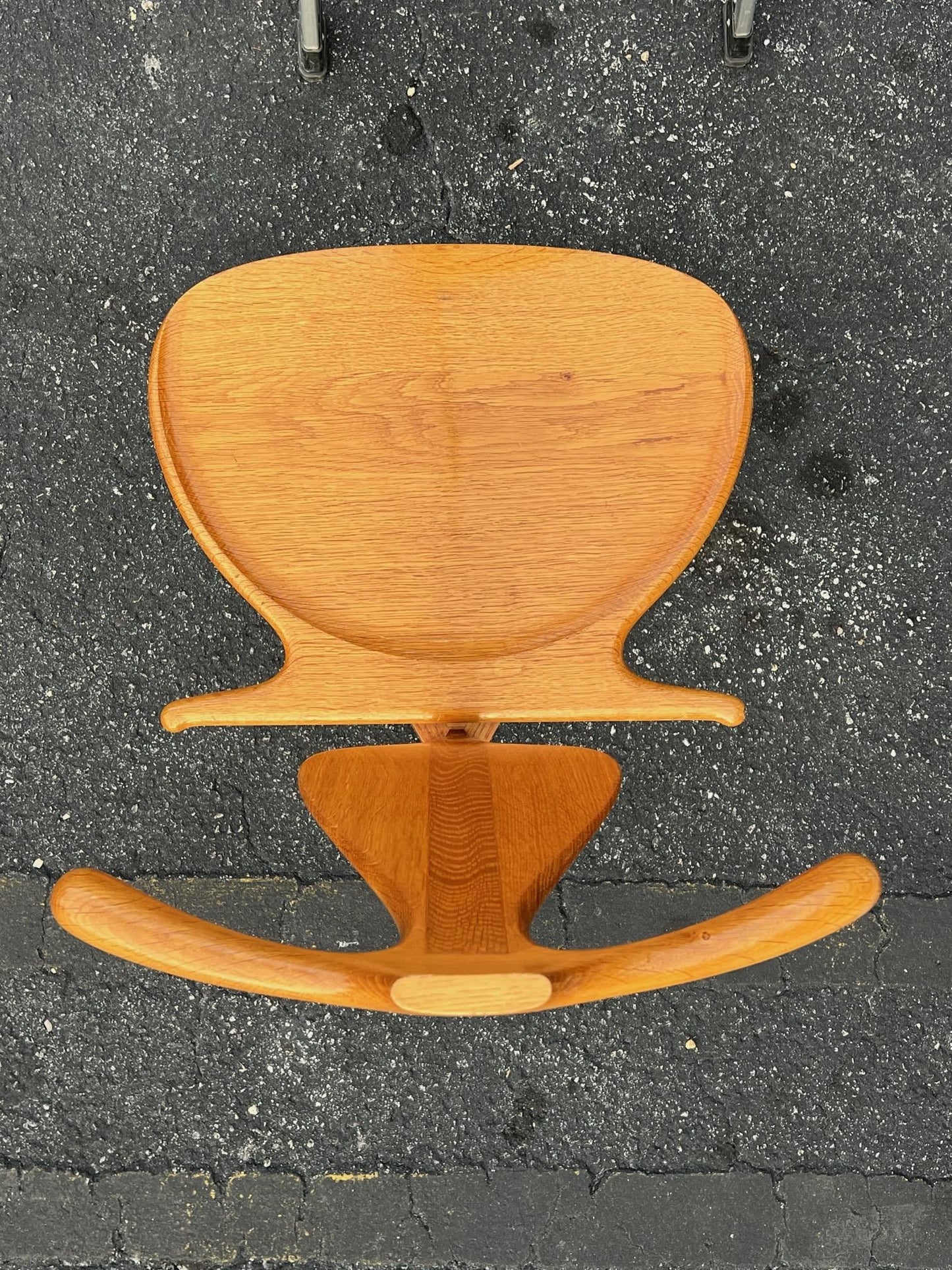 A Vintage Hans Wegner Oak Valet Chair By Johannes Hansen