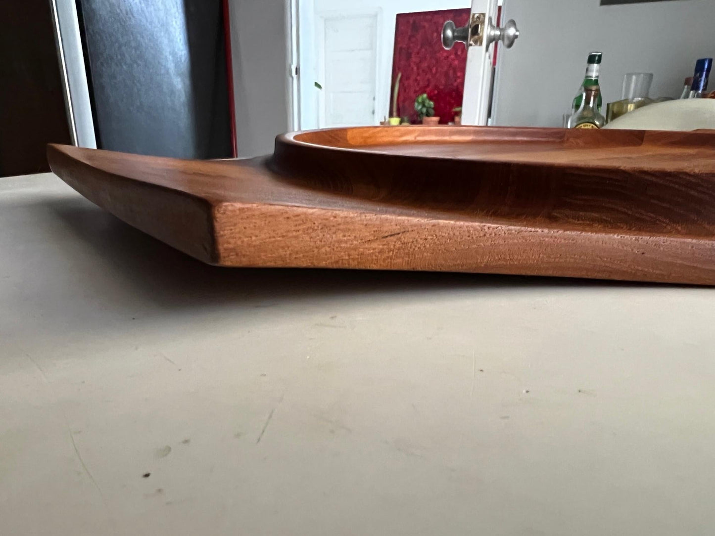 Extra Large Danish Modern Teak Handled Serving Tray by Jens Quistgaard for Dansk