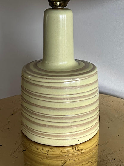 Unusual Martz Lamp with Swirl Decoration