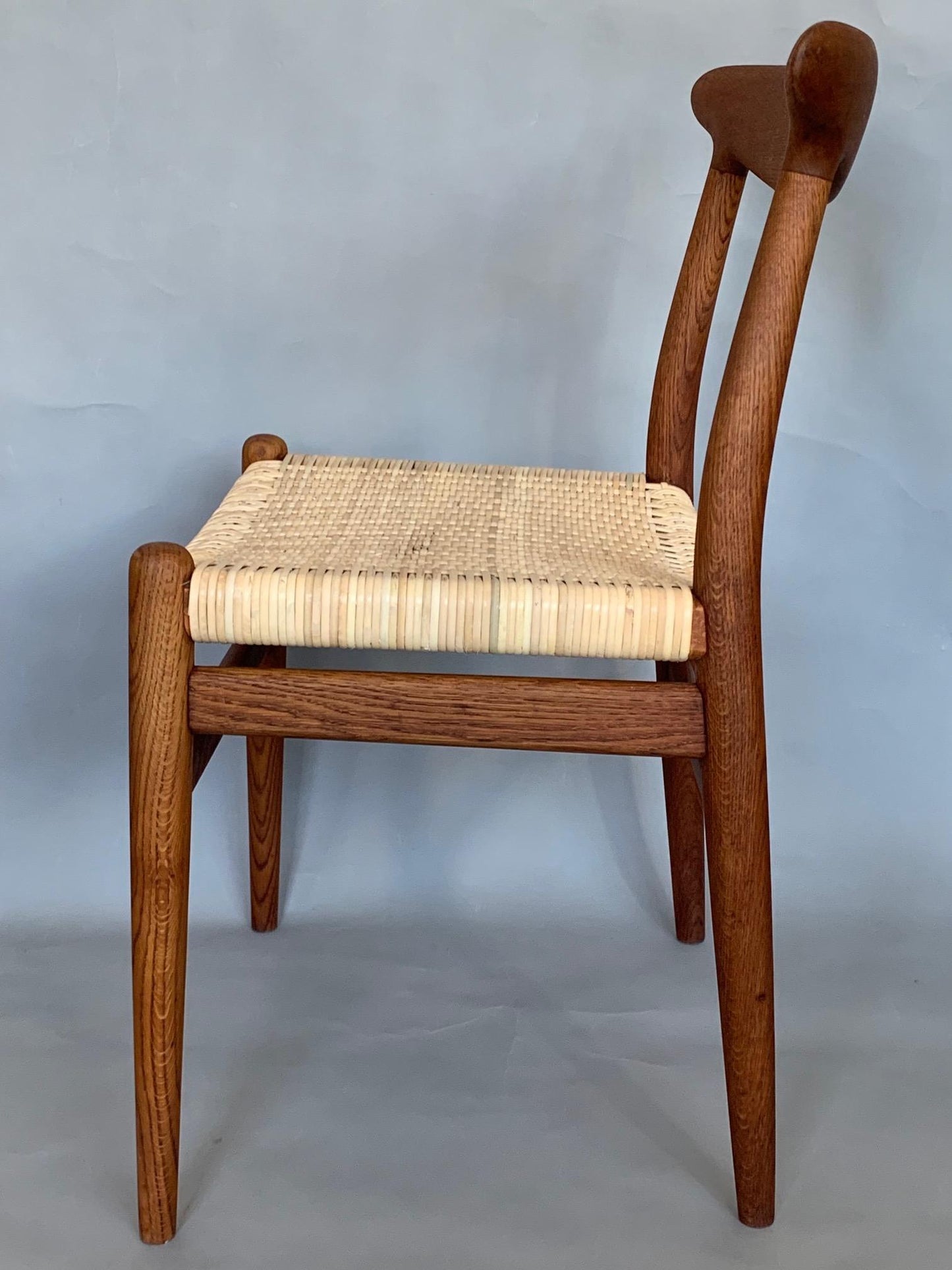 Pair of Classic Hans Wegner Side Chairs in Oak