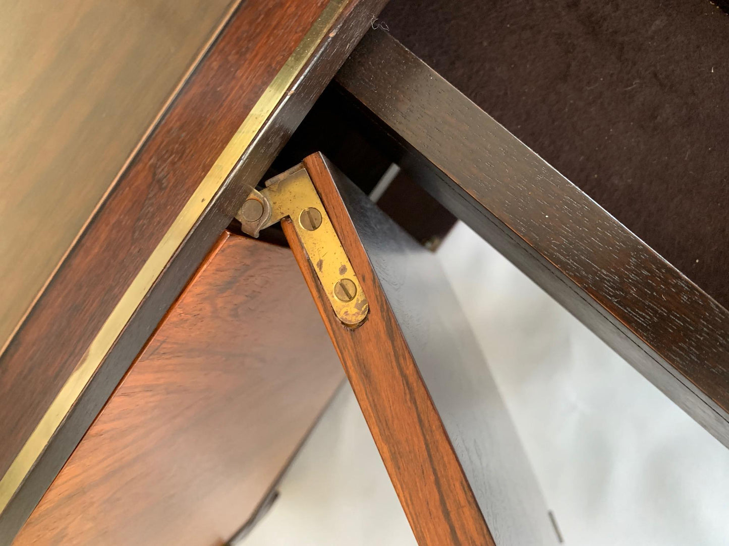 Edward Wormley Dunbar Custom Credenza Rosewood Curved Front