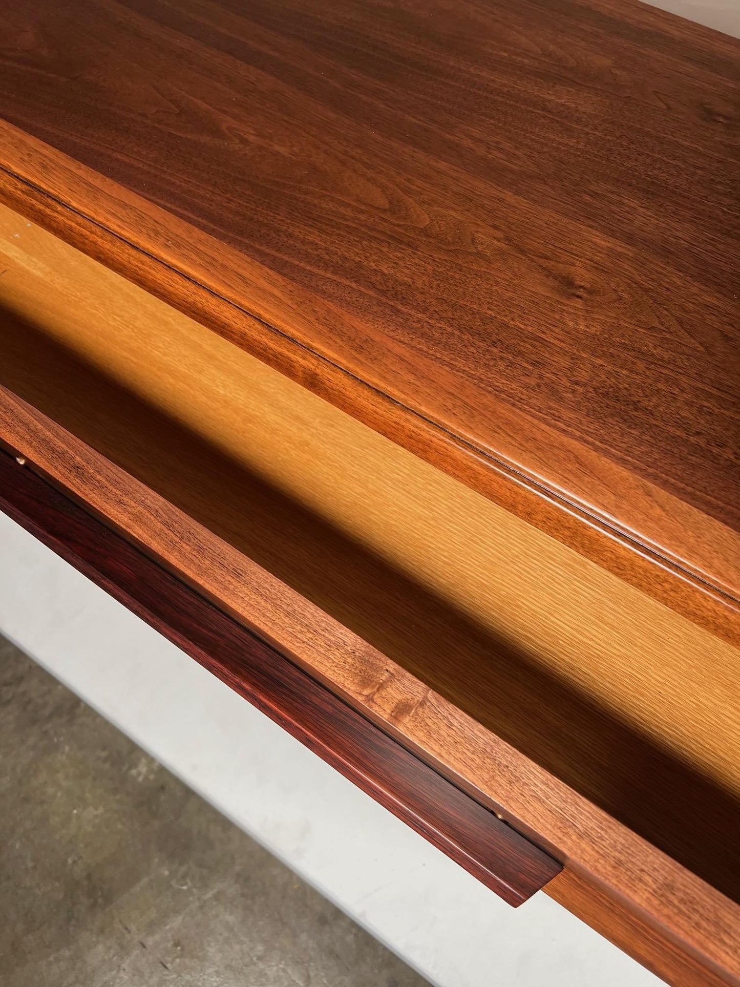 Low Chest in Walnut by Edward Wormley