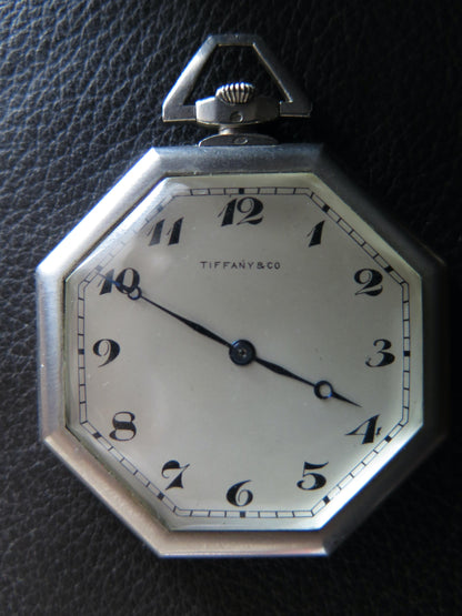 Tiffany Art Deco Pocket Watch By Audemars Piguet