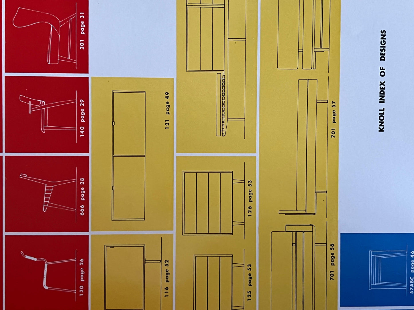 Herbert Matter Knoll Catalog 1950 Vintage