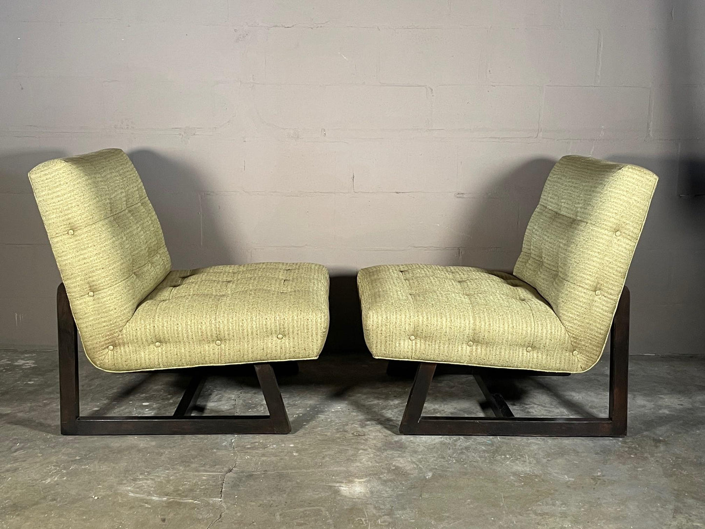 Pair of Classic Slipper Chairs