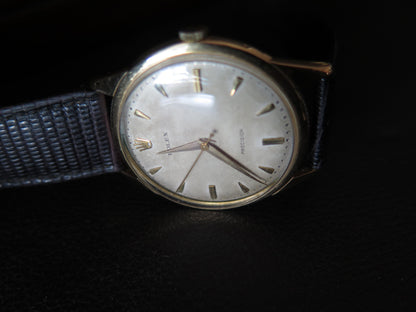 Rolex Yellow Gold Precision Manual Wristwatch Ref 9004