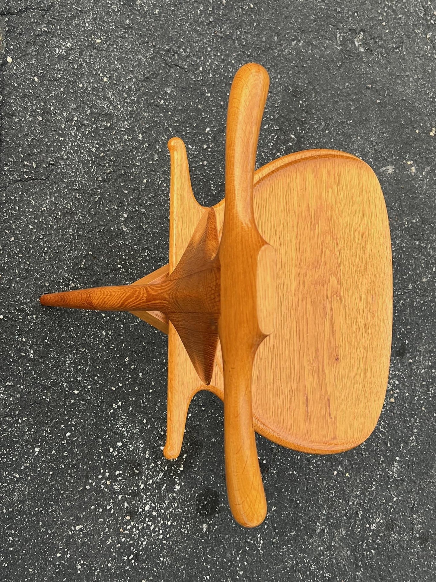 A Vintage Hans Wegner Oak Valet Chair By Johannes Hansen