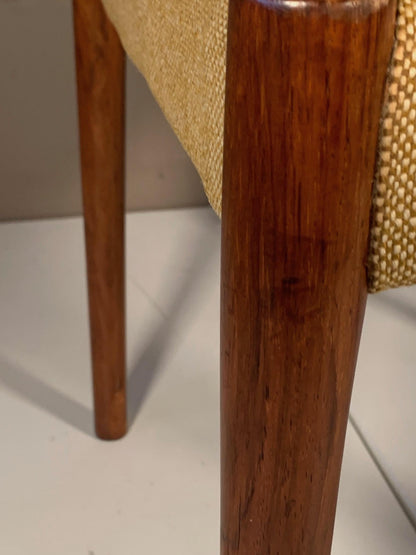 Set of Four Dining Chairs by Kai Kristiansen in Brazilian Rosewood