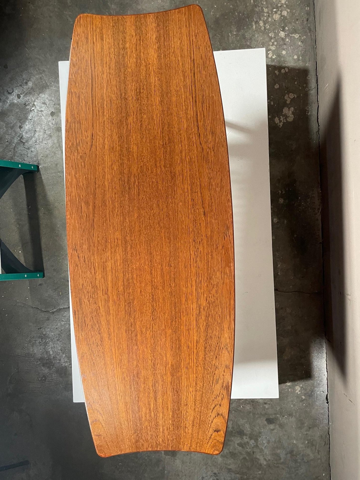 Danish Surfboard Coffee Table by Kurt Ostervig, ca' 1950's