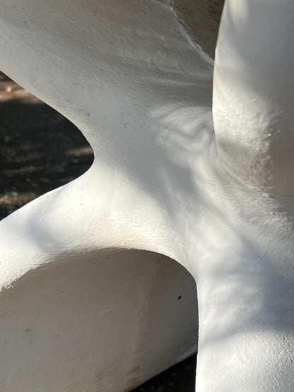 Pair of Biomorphic Concrete Stools, 1974