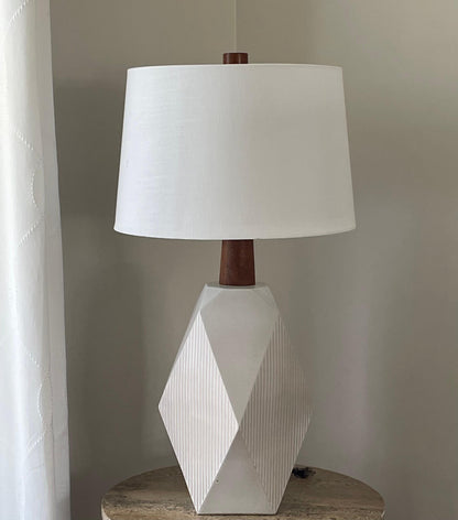 Rare Geometric Martz Table Lamp by Jane and Gordon Martz