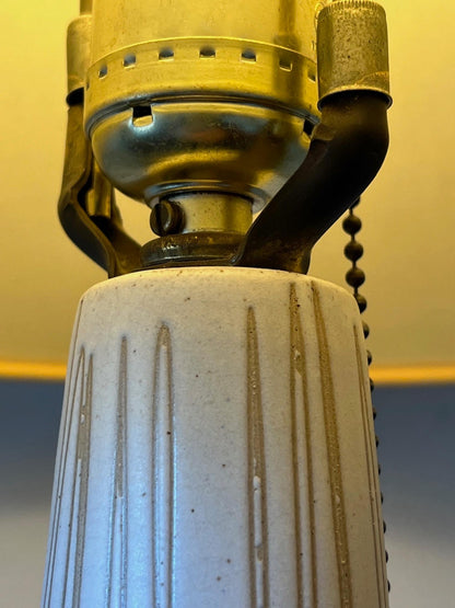 A Gordon Martz Table Lamp With Sgrafitto Decoration ca' 1960's