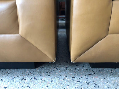 Pair of Stow Davis Cube Chairs