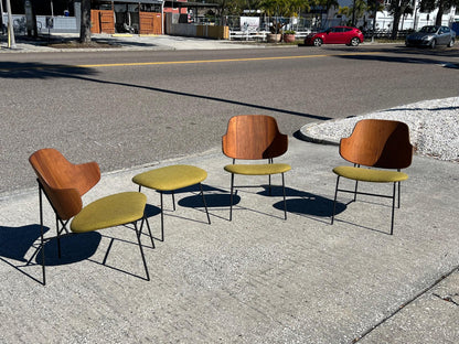 A Set of Low Kofod Larsen Penguin Chairs With An Ottoman