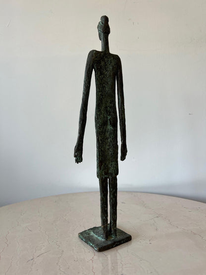 Bronze Female Figure by Anne Van Kleeck, circa 1960s