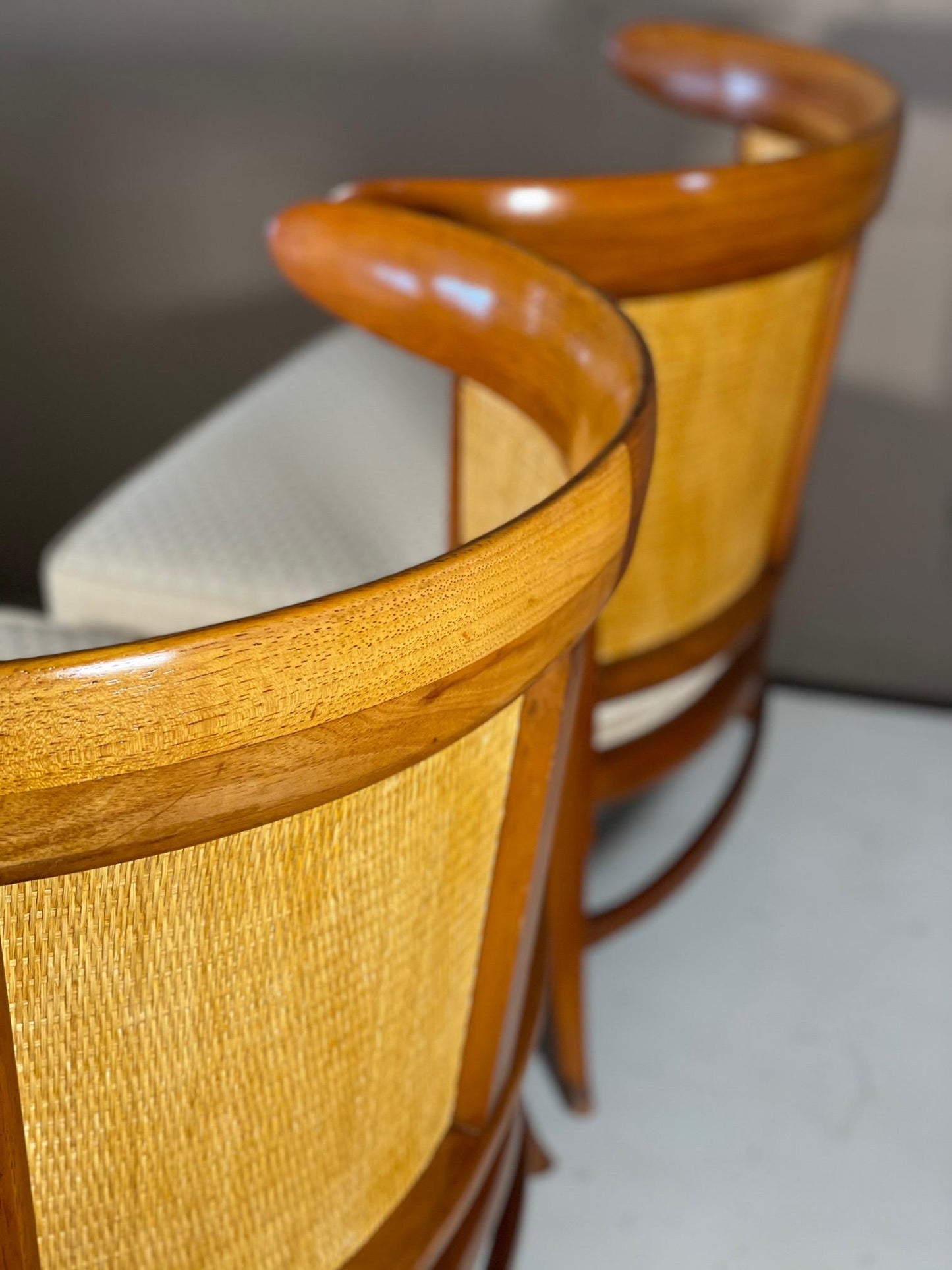 Pair of Tomlinson "Sophisticate" Slipper Chairs