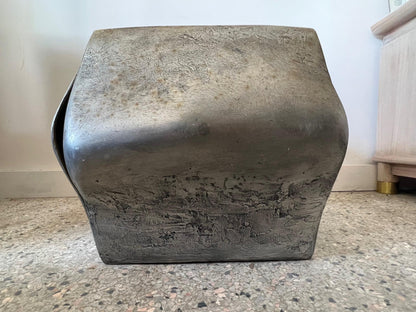 Cast Aluminum Cube Sculpture by Anne Van Kleeck, circa 1960s