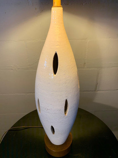 Impressive Aldo Londi for Bitossi Ceramic Lamp