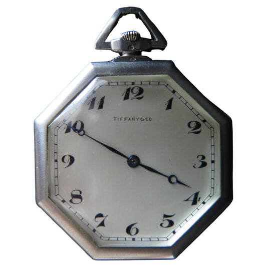 Frisman Vintage Tiffany Art Deco Pocket Watch By Audemars Piguet