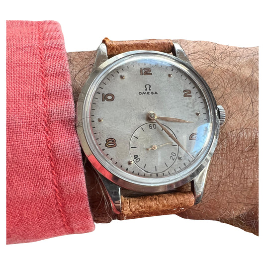 Frisman Vintage Oversize Omega Wrist Watch ca' 1947