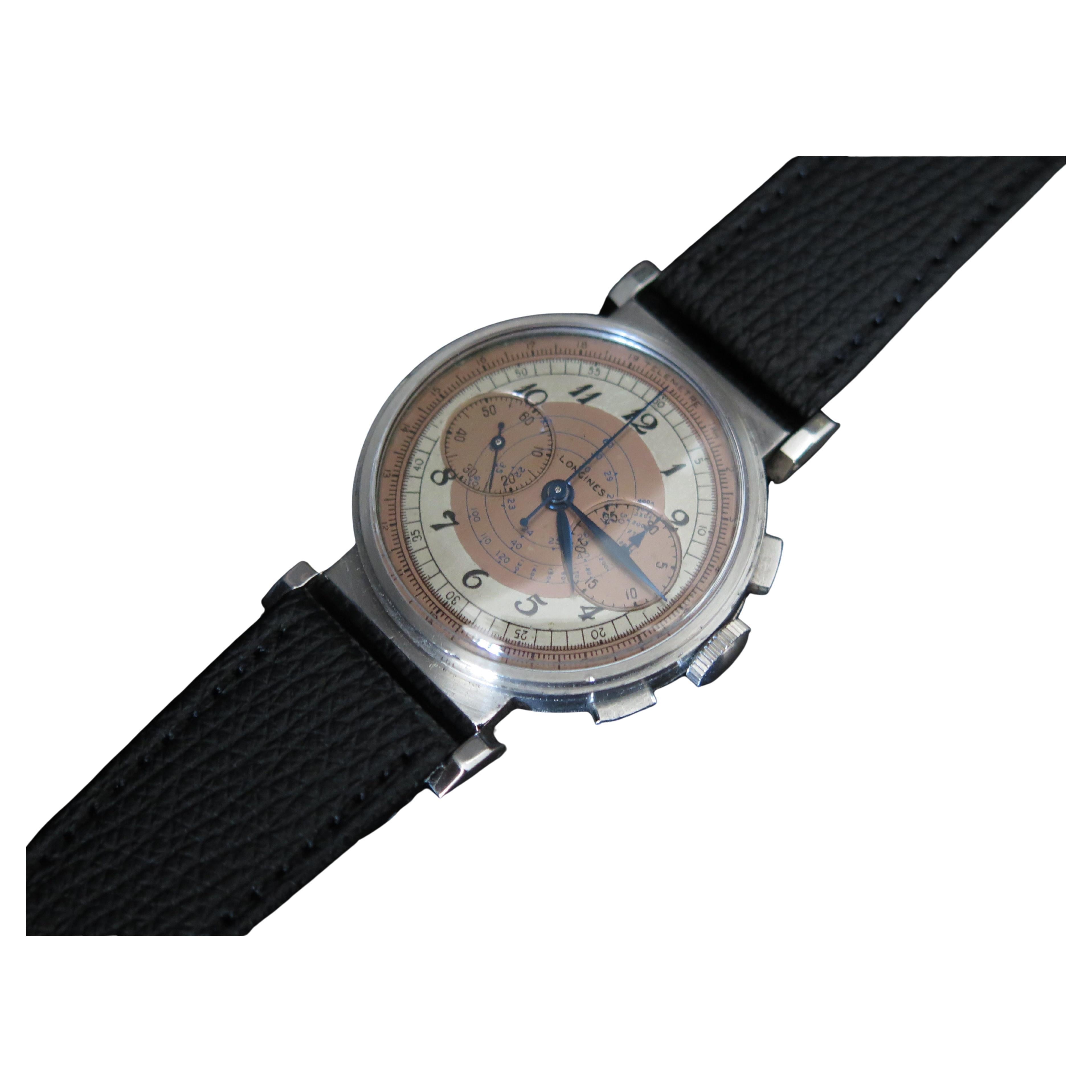 Frisman Vintage: A Classic Longines Chronograph Stainless Steel 13ZN ...