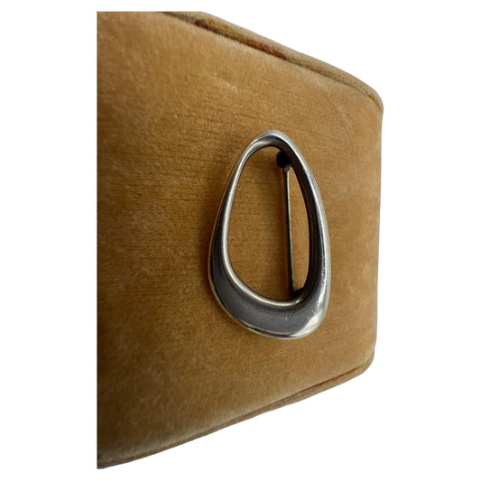 Frisman Vintage Modernist Sterling Brooch By Ronald Pearson