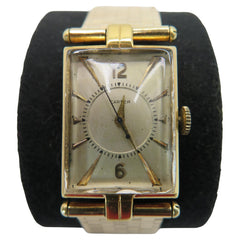 Cartier Tank ca' 1940's With Gold Bracelet