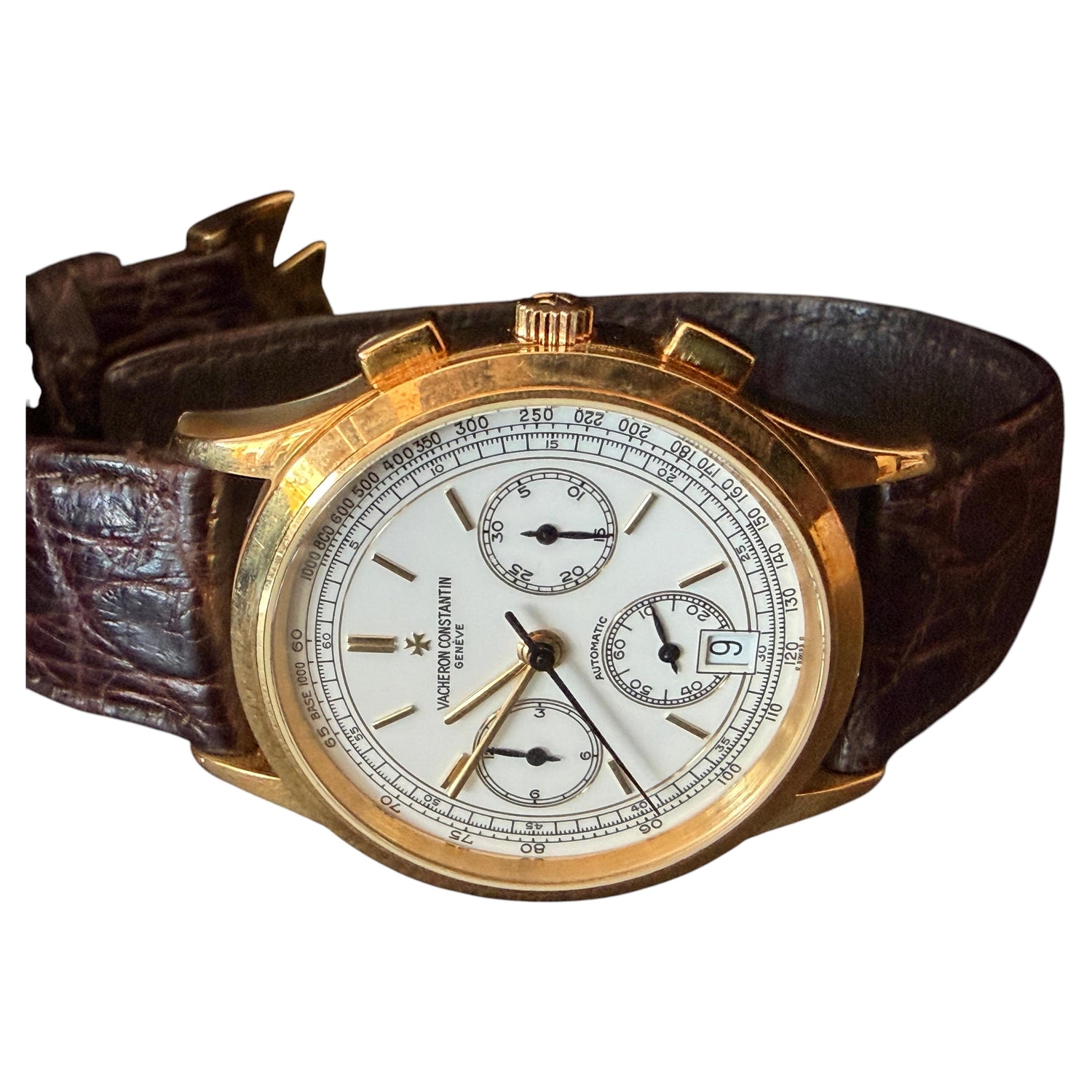 Frisman Vintage Rare Vacheron Constantin 49002 "Les Historiques" Chronograph ca' 1990's 18k