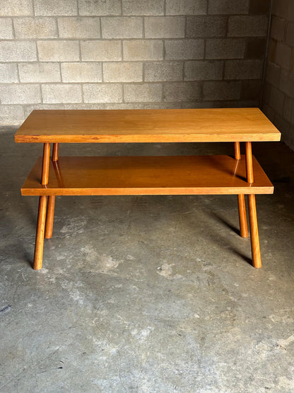 Frisman Vintage 1950s t.h. Robsjohn-Gibbbings for Widdicomb Tiered Console Table
