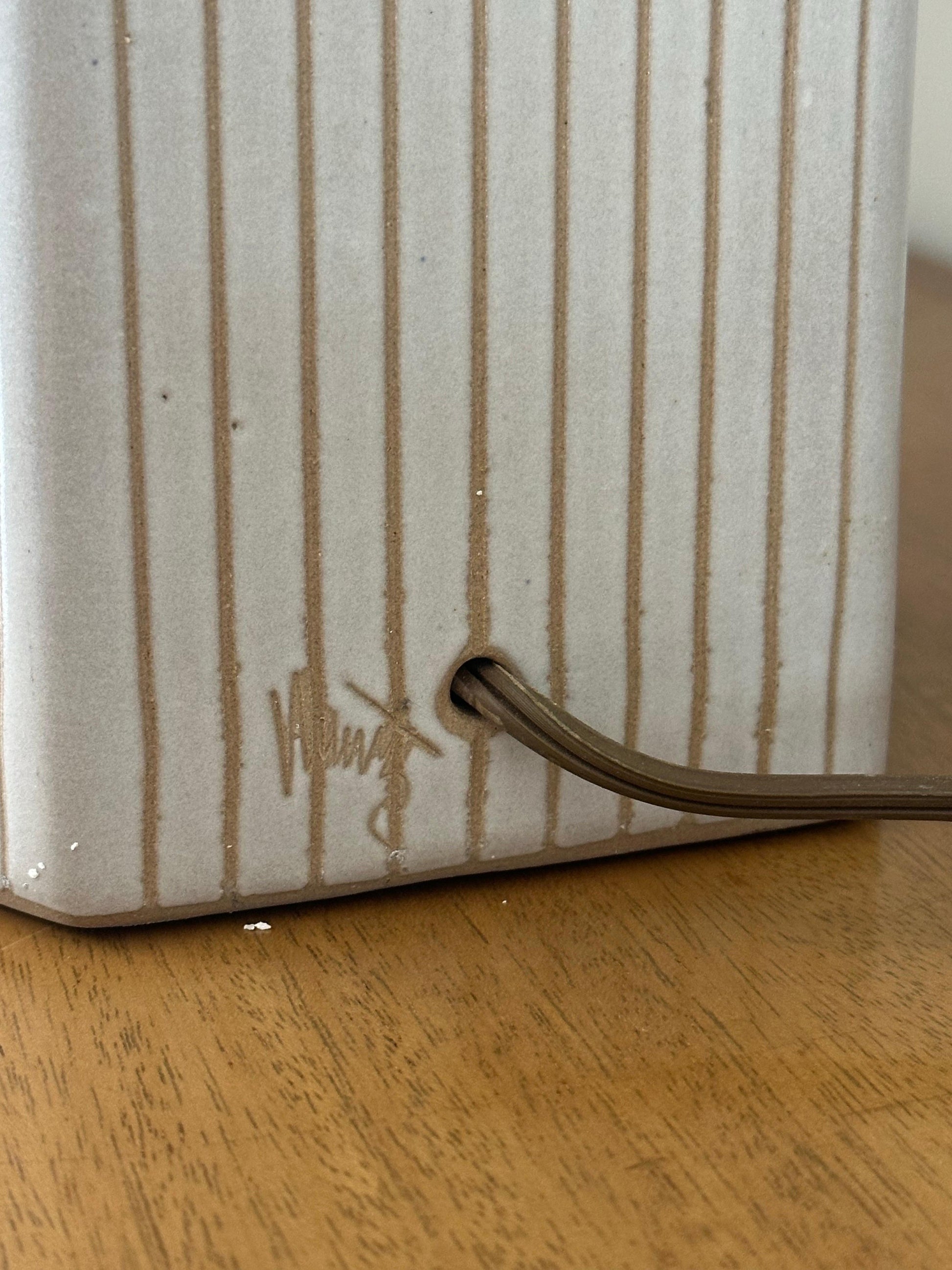 Frisman Vintage Hexagon Martz Lamp by Jane and Gordon Martz for Marshall Studios