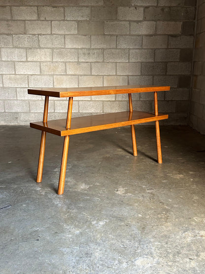 Frisman Vintage 1950s t.h. Robsjohn-Gibbbings for Widdicomb Tiered Console Table