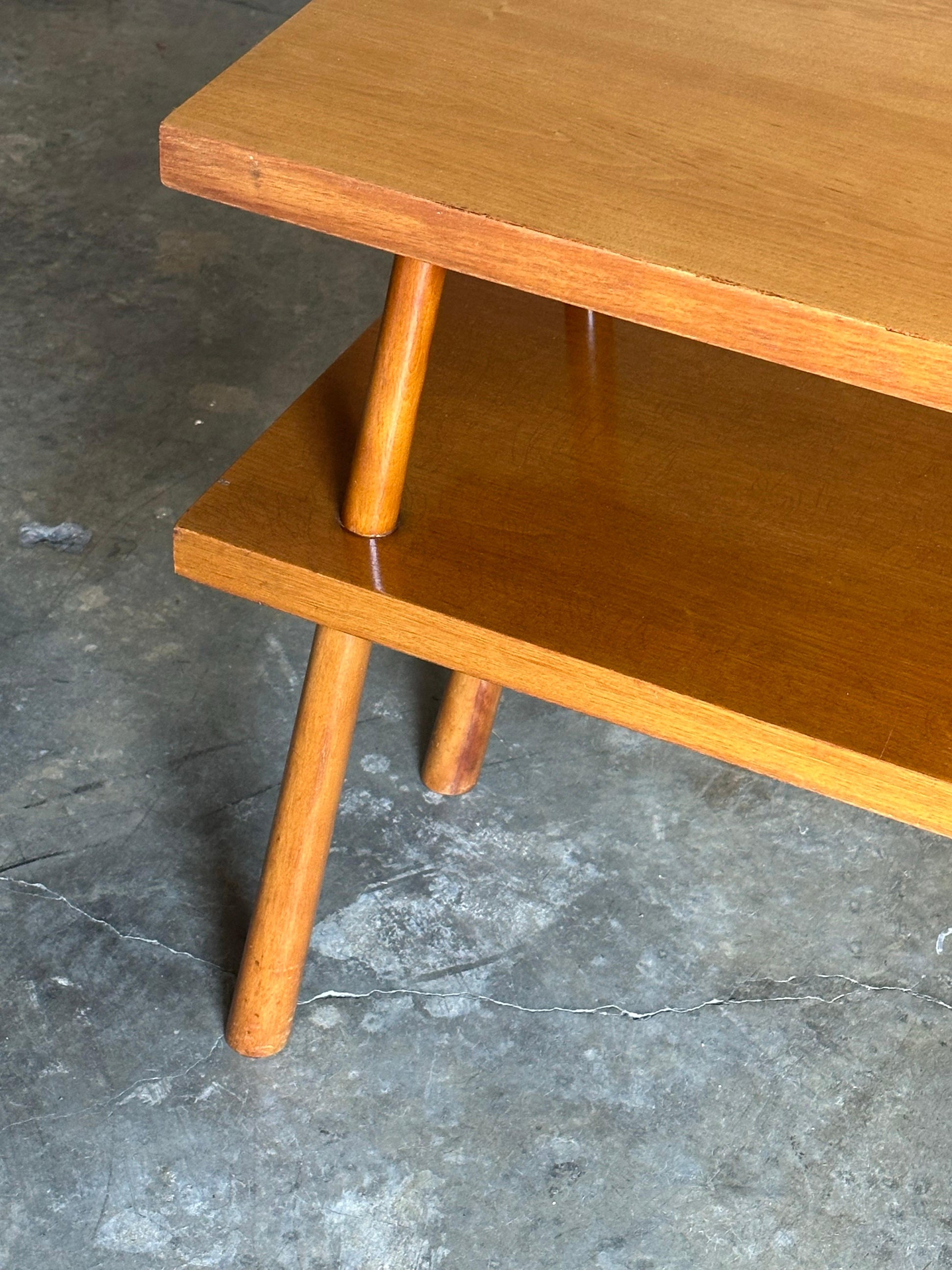 Frisman Vintage 1950s t.h. Robsjohn-Gibbbings for Widdicomb Tiered Console Table