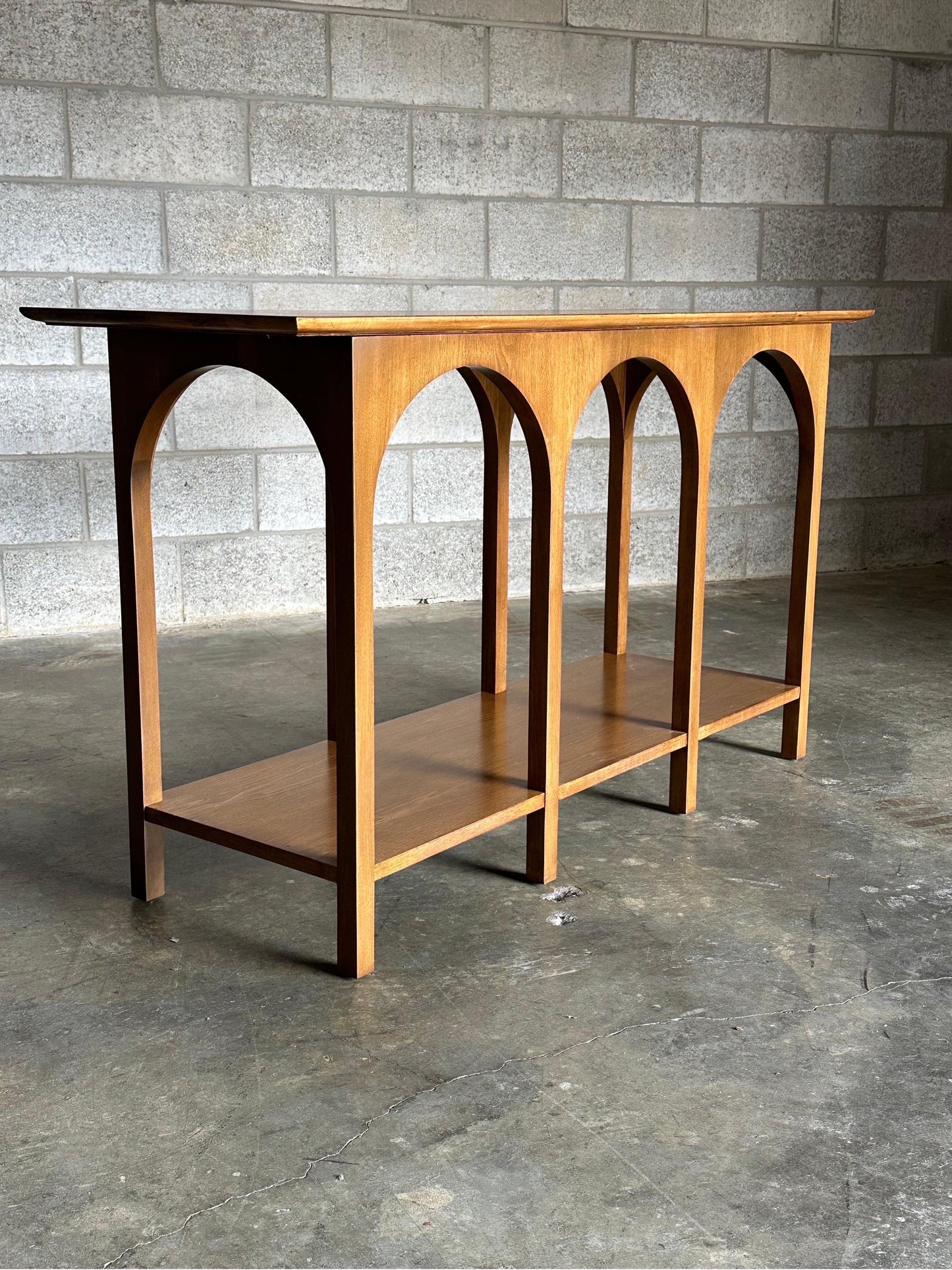 T.H. Robsjohn-Gibbings Console Table "Arch Colosseum" for Widdicomb