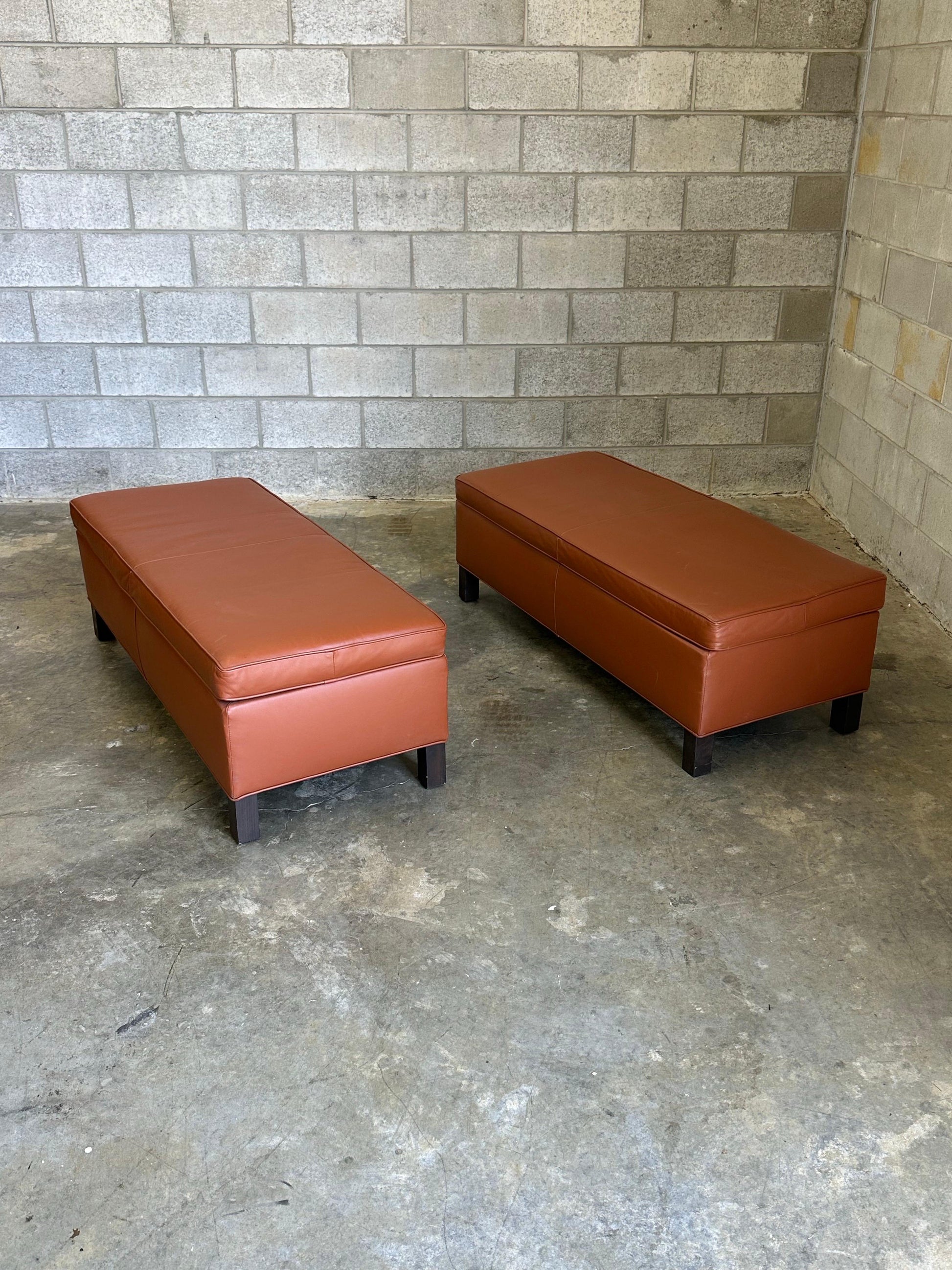 Frisman Vintage Ludwig Mies Van Der Rohe for Knoll Krefeld Benches- A Pair