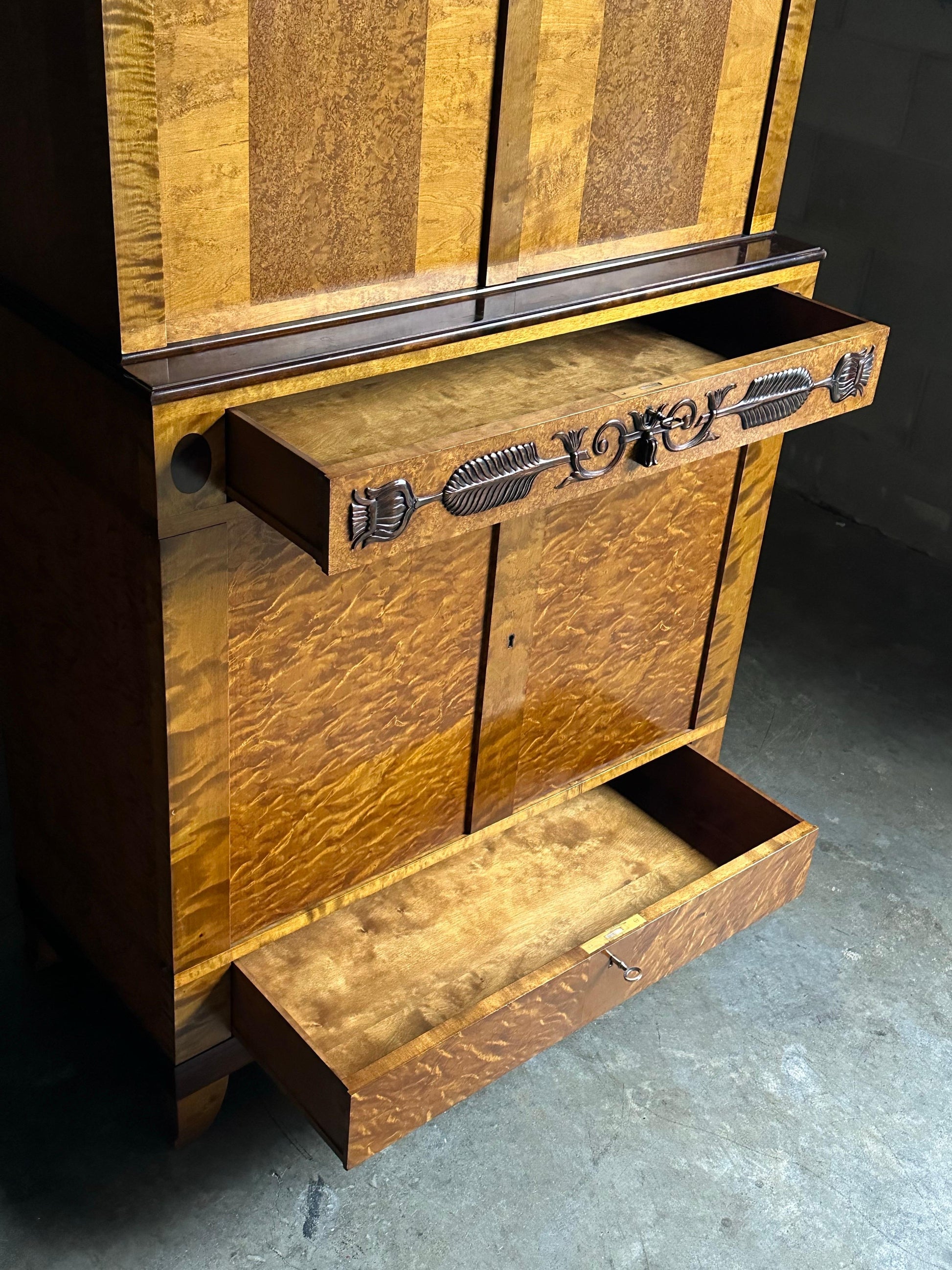 Frisman Vintage 1930s Swedish Large Cupboard Cabinet by Carl Malmsten for Ab Nordiska Kompaniet
