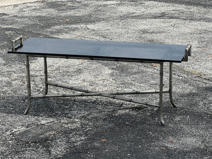 Frisman Vintage Faux Bamboo Bench Or Coffee Table ca' 1970's