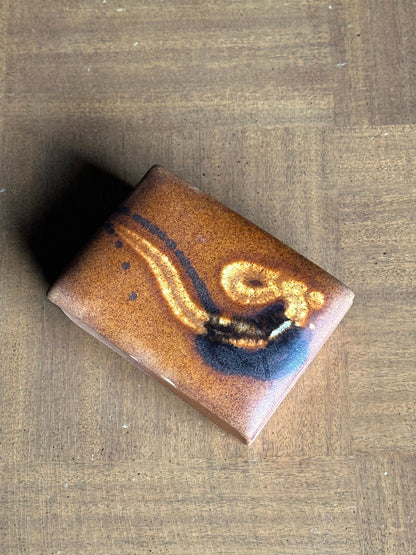 Frisman Vintage Ceramic Lidded Box by Alvino Bagni for Bitossi