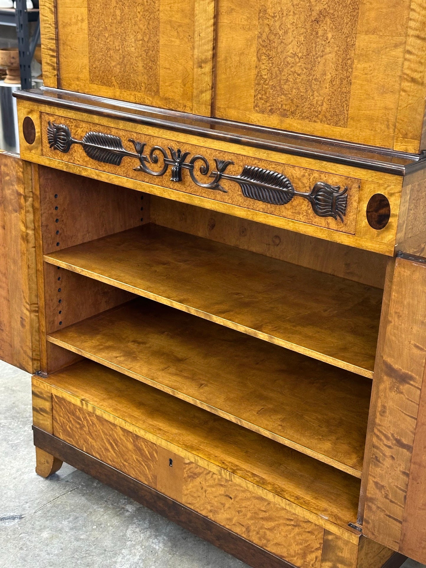 Frisman Vintage 1930s Swedish Large Cupboard Cabinet by Carl Malmsten for Ab Nordiska Kompaniet