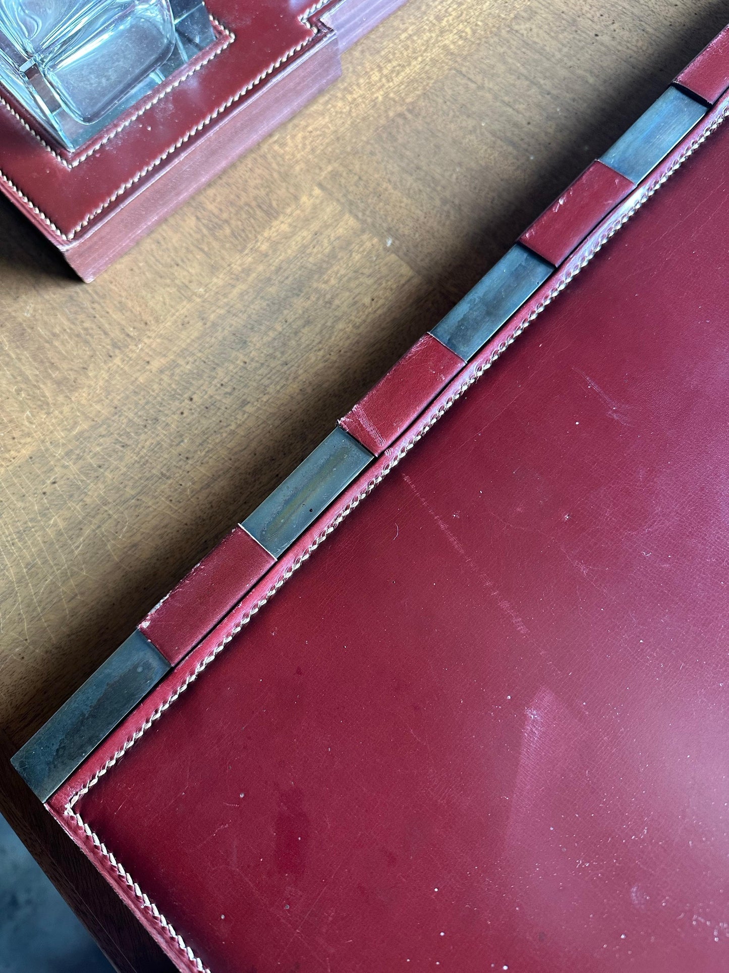 Frisman Vintage 1940s Paul Dupré-Lafon for Hermès Rare Desk Pieces- Set of 4