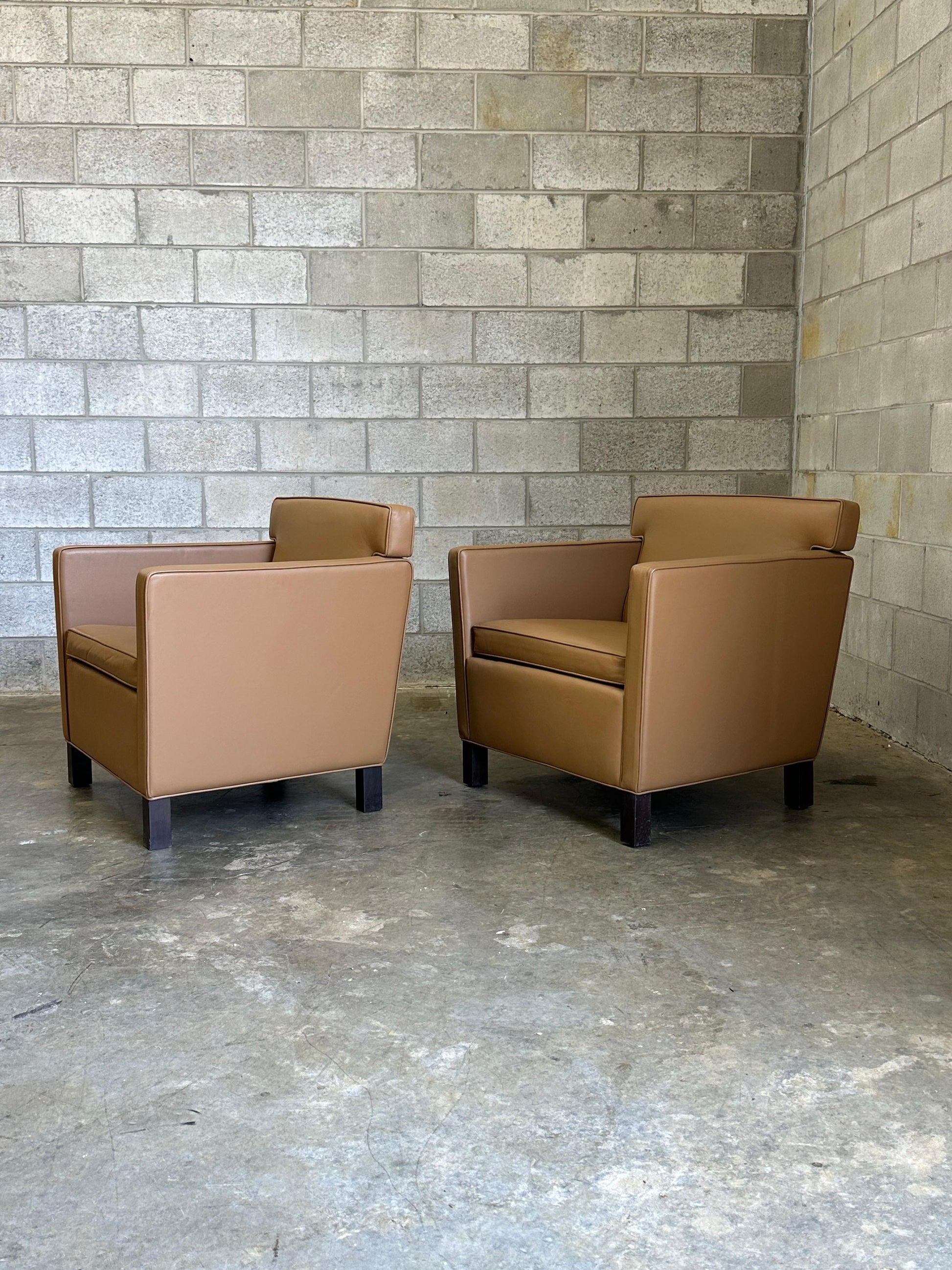 Frisman Vintage Ludwig Mies Van Der Rohe for Knoll Krefeld Chairs- A Pair